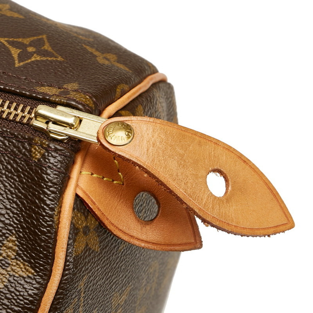 Louis Vuitton Monogram Speedy 30 Handbag Boston M41526 Brown PVC Leather Ladi... - Picture 6 of 11